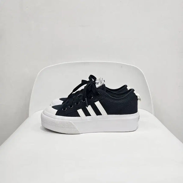 [BUNJANG] Adidas Nizza Platform Black/White (225mm) / 아디다스 니짜 플랫폼 225