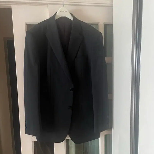 [BUNJANG] BRENTWOOD Men's Navy Suit Set (Size 110) / BRENTWOOD 남성 정장 세트 (110)