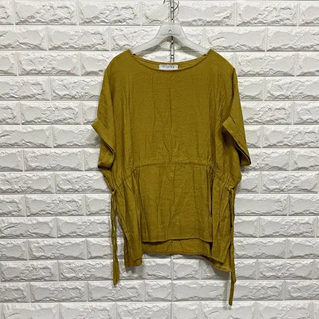 [BUNJANG] Half Sleeve Blouse / 2416) 반팔 블라우스
