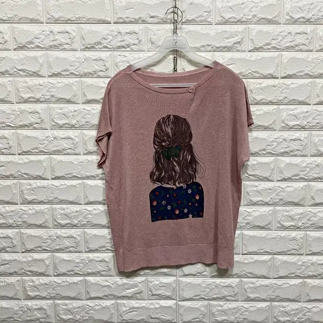 [BUNJANG] Short Sleeve Blouse / 2417) 반팔 블라우스
