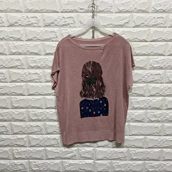 [BUNJANG] Short Sleeve Blouse / 2417) 반팔 블라우스