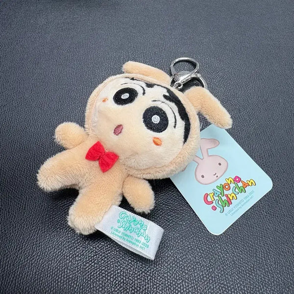 [BUNJANG] Crayon Shin-chan Glass Rabbit Doll Keychain / (새상품 8cm) 짱구는 못말려 짱구 유리토끼 인형 키링