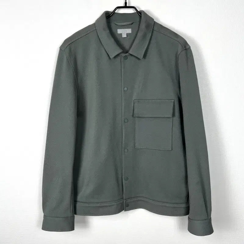 [BUNJANG] COS Cotton Khaki Jacket Jumper / COS 코스/스판 카키 면 자켓 점퍼 남100 L/라덴
