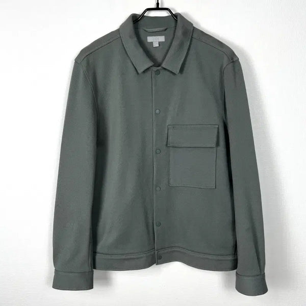 [BUNJANG] COS Cotton Khaki Jacket Jumper / COS 코스/스판 카키 면 자켓 점퍼 남100 L/라덴