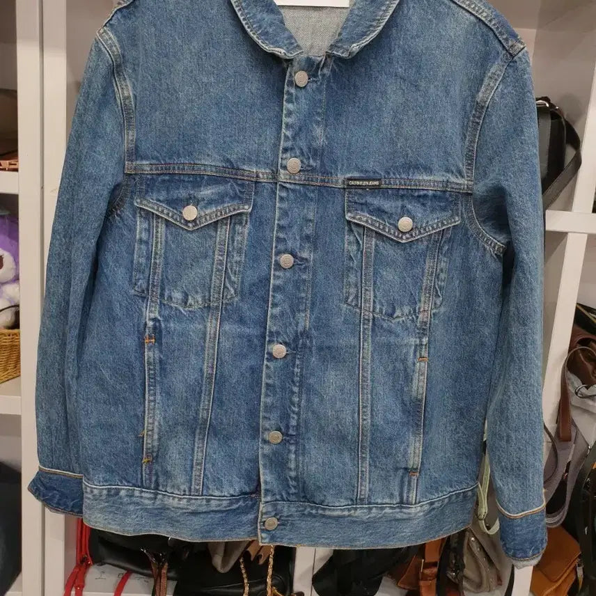 [BUNJANG] Calvin Klein Denim Jacket / 캘빈클라린 청자켓 L