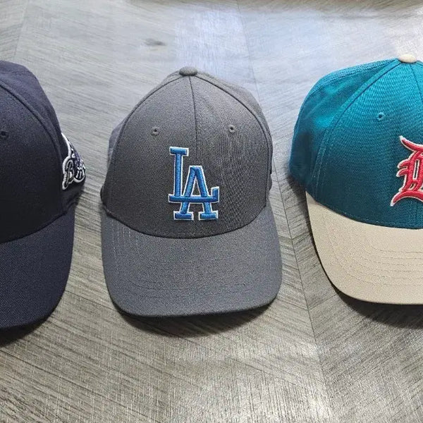 [BUNJANG] MLB Team Ball Cap Bundle (LA Dodgers/Atlanta/Detroit) / MLB 모자 3종!(feat.LA다저스/애틀란타/디트로이트)