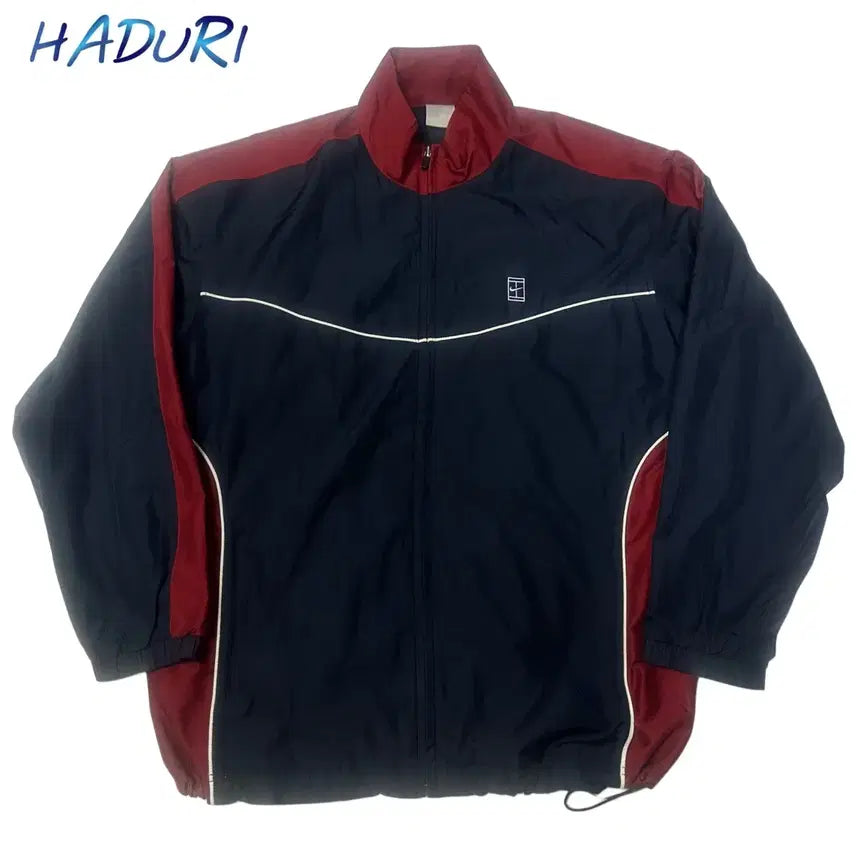 [BUNJANG] Nike 00s Tennis Logo Black Windbreaker Size 105 / 나이키 00s 테니스로고 블랙바람막이 105