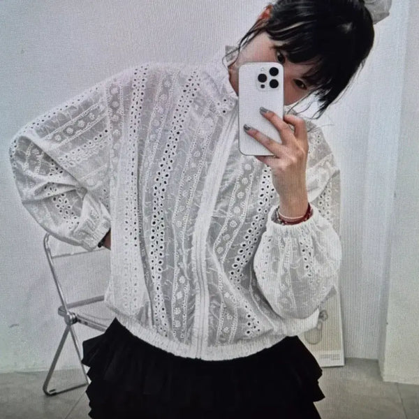[BUNJANG] Punching Detail Jacket 2 Colors / (해외배송)펀칭 재킷 2컬러