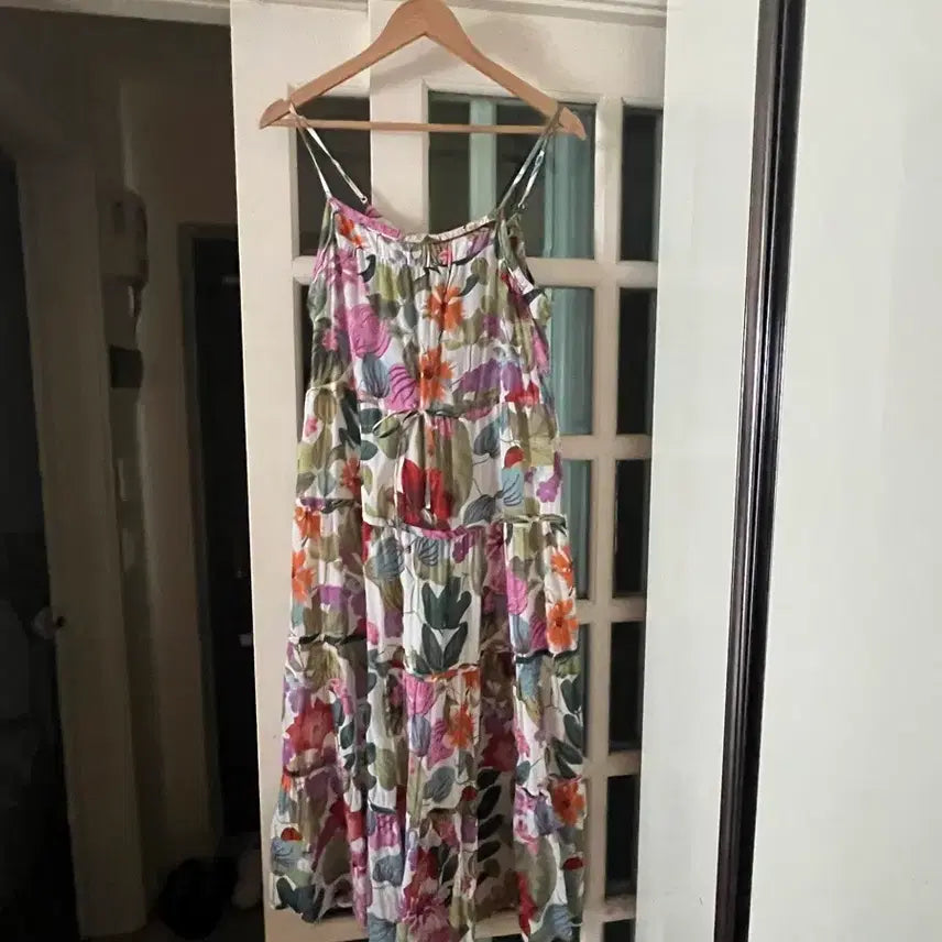 [BUNJANG] Thursday Island Floral Long Dress M / Thursday Island 플로럴 롱 원피스 M 길이:120