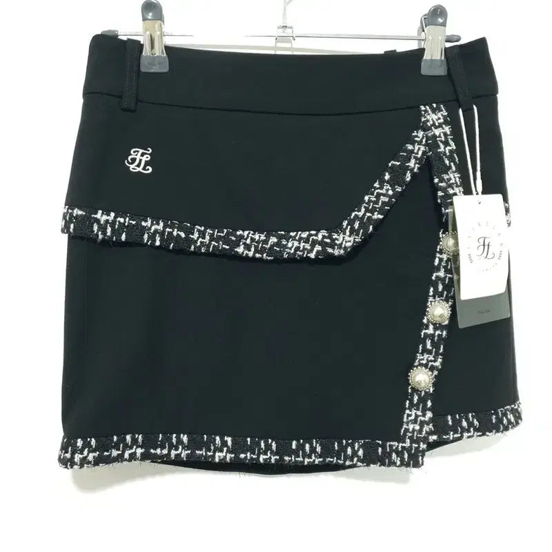 [BUNJANG] Fair Liar Tweed Flap Skirt XS / 패어라이어 골프 플랩 트위드 스커트 XS_M2197