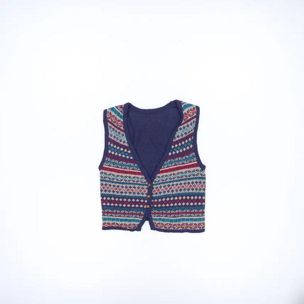 [BUNJANG] Vintage Women's Knit Vest (Measurements Provided) / 실측확인 빈티지 여성 니트조끼 0709H