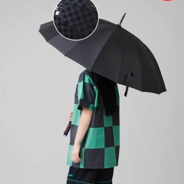 [BUNJANG] Demon Slayer Tanjiro Magic Nichirin Umbrella Limited Edition / 귀멸의 칼날 탄지로 매직 일륜도우산 꼼마 더현대서울 한정판매