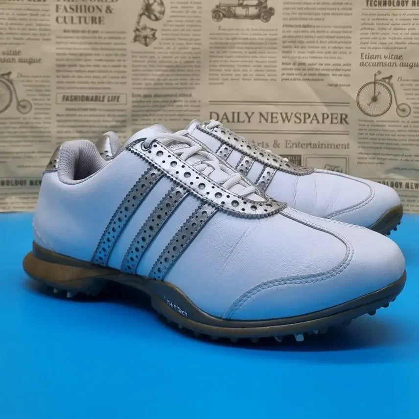 [BUNJANG] Adidas Synthic Women's Golf Shoes / 아디다스 씬테크 여성 골프화 235