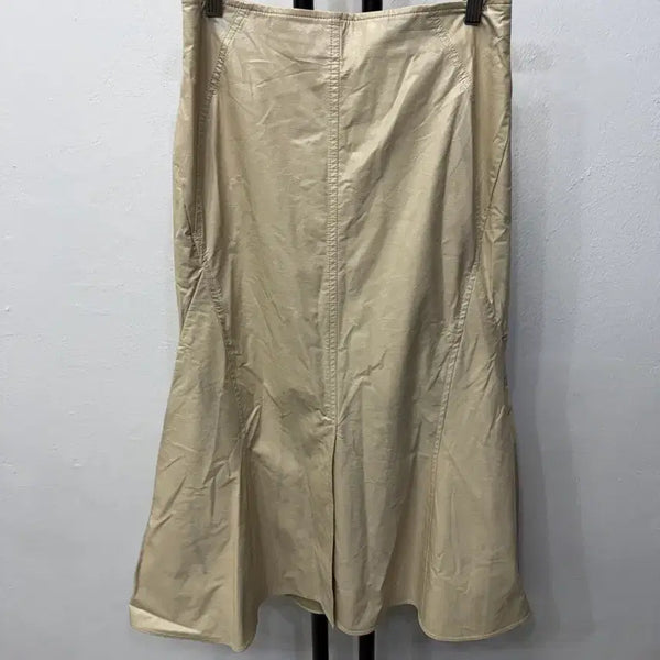 [BUNJANG] TIME 22SS Leather Long Skirt / 정품) TIME 타임1993 한섬 22ss 가죽 롱스커트 67(28)