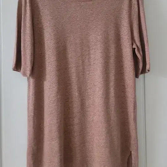 [BUNJANG] Melange Pink Short Sleeve T-Shirt / 반팔 티셔츠 멜란지 핑크