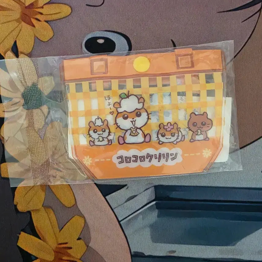 [BUNJANG] Sanrio Mini Pouch Beach Bag Gacha Kuririn / (정품)산리오 투명 미니 비치백 파우치 가챠 쿠리링