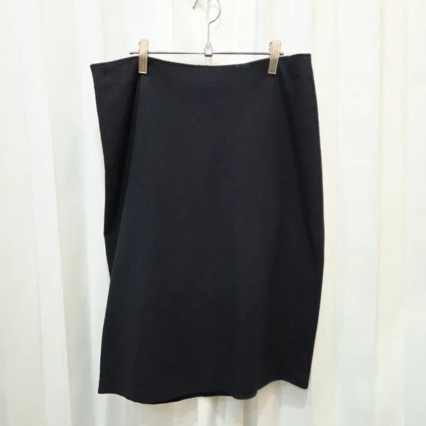 [BUNJANG] Armani Collezioni 27-inch Black Basic Skirt C497 / 27인치 아르마니 꼴레지오니 블랙 베이직 스커트 C497
