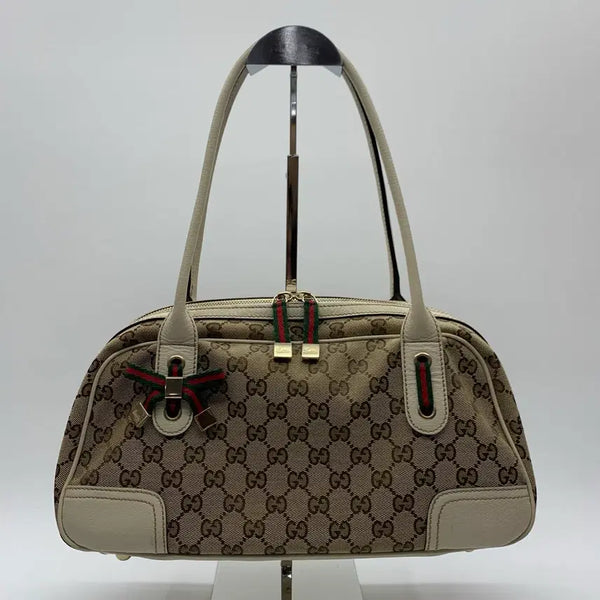 [BUNJANG] Gucci Princy Medium Shoulder Tote Bag White 161720 / 267002784 구찌 프린시 미디움 숄더 토트백 화이트 161720