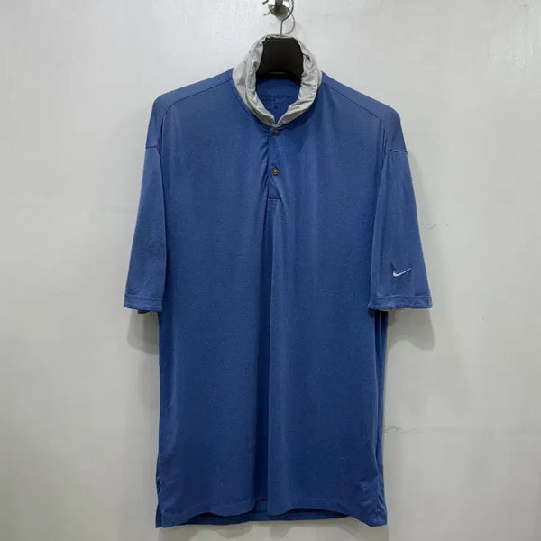 [BUNJANG] Nike Golf Short Sleeve Polo Shirt Blue / 나이키 골프 반팔 카라티 블루