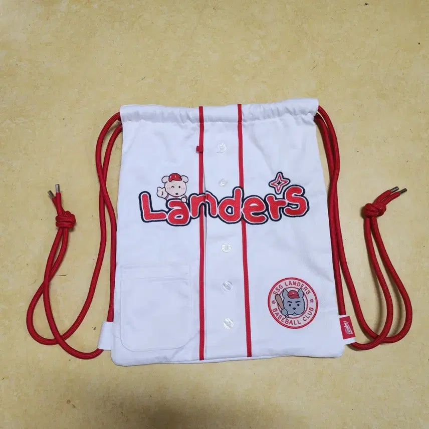 [BUNJANG] SSG Landers Gamjja Collaboration Uniform Gym Sack / SSG 랜더스 깜자 콜라보 유니폼 짐색