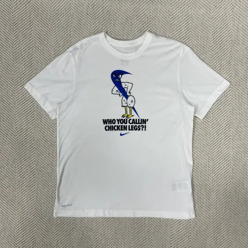 [BUNJANG] Nike Printed T-shirt White Size 100 / 나이키 프린팅 반팔티 화이트 100