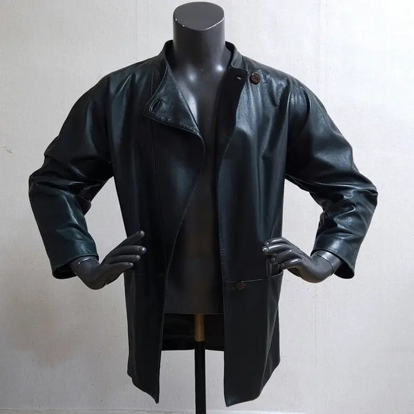 [BUNJANG] Real Leather Safari Jacket / 리얼 가죽점퍼 사파리95