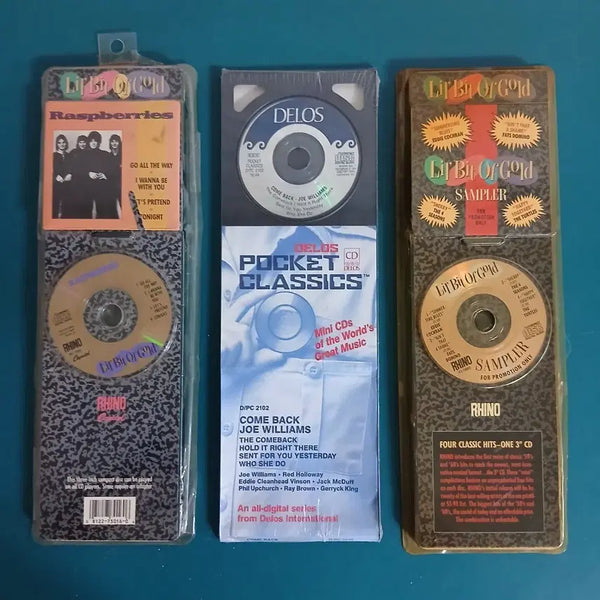 [BUNJANG] Raspberries, Joe Williams, Capitol Records 3-Inch Mini CD Bundle Set (Sealed) / 3" ORIGINAL VINTAGE CD  미개봉 3개