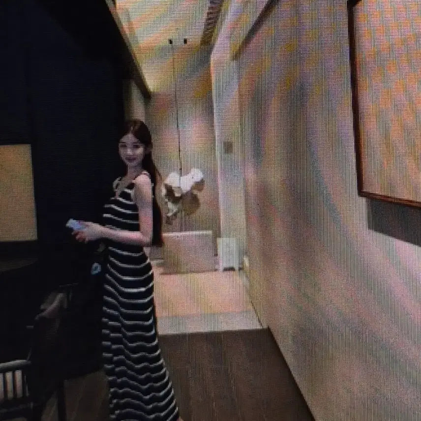 [BUNJANG] Striped Sleeveless Maxi Dress / (해외배송)스트라이프 민소매 맥시 원피스 2컬러