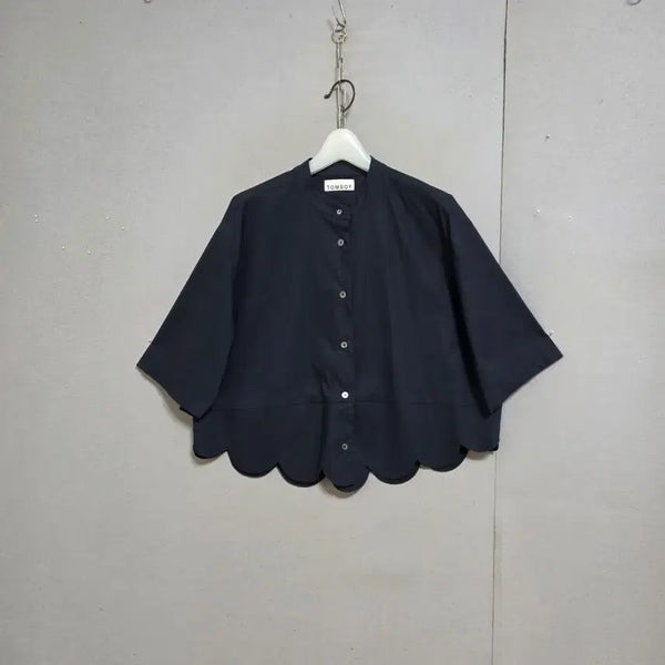 [BUNJANG] Tomboy 6-Sleeve Blouse FF / 톰보이 6부소매 블라우스 FF  n7904