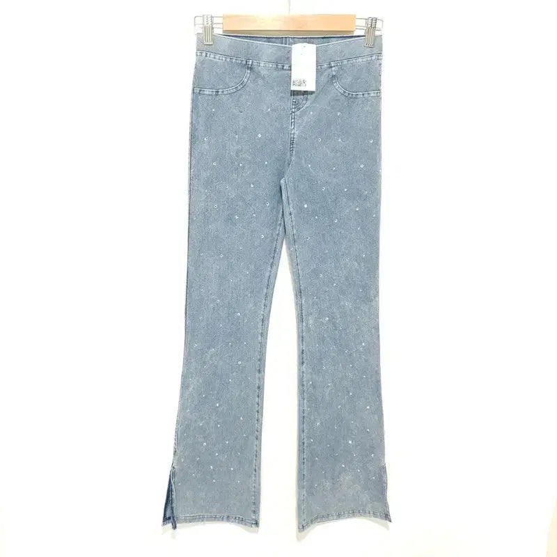 [BUNJANG] H&M Jewel Denim Bootcut Pants M / H&M 쥬얼 데님 부츠컷 밴딩 팬츠 170_M2206
