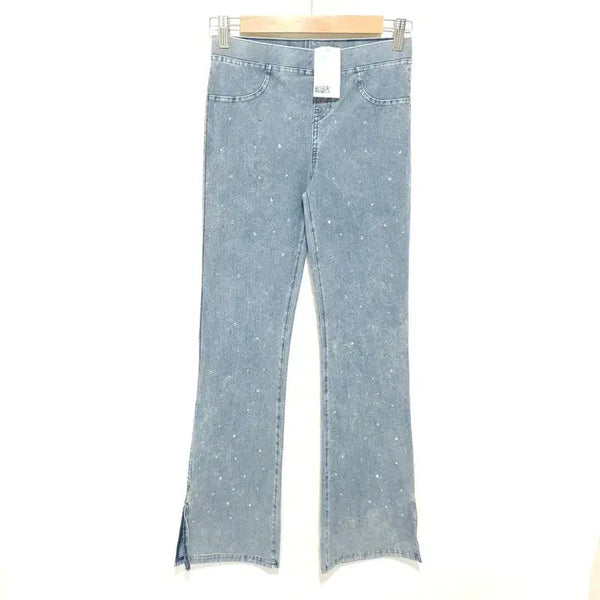 [BUNJANG] H&M Jewel Denim Bootcut Pants M / H&M 쥬얼 데님 부츠컷 밴딩 팬츠 170_M2206