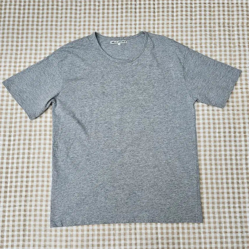 [BUNJANG] Milo Archive Oversized Fit T-Shirt (Gray, Size 100) / 밀로아카이브 오버핏 반팔티 남자100