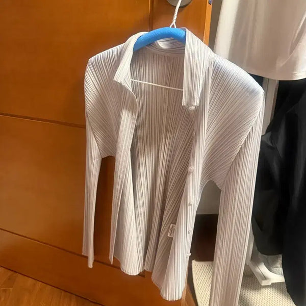[BUNJANG] Pleats Please Basic Cardigan / 플리츠플리즈 베이직 가디건