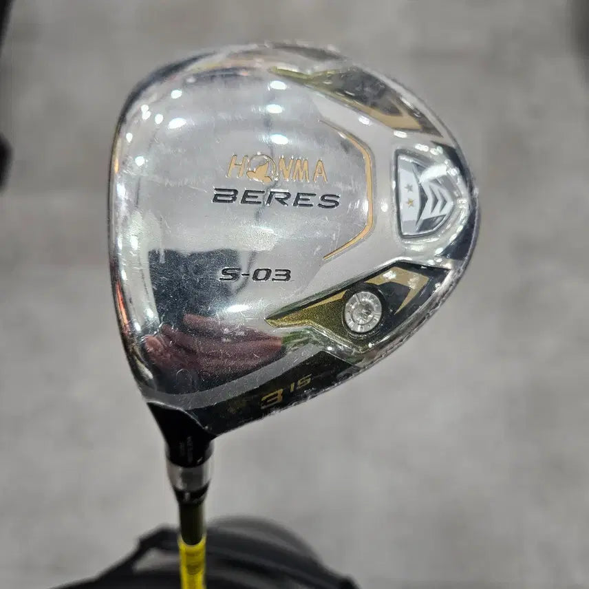 [BUNJANG] Honma 2-Star 3-Wood (15 Degree) - Right-Handed, Regular Flex / 왼손) 혼마 2스타 3번(15도) R 우드
