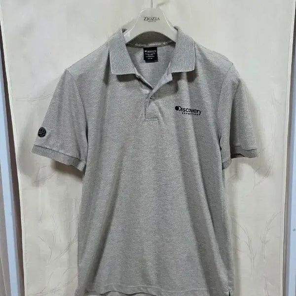 [BUNJANG] Discovery Men's Basic Cotton Blend Short-Sleeve Polo T-Shirt (Size 100) / 디스커버리반팔티셔츠(100)