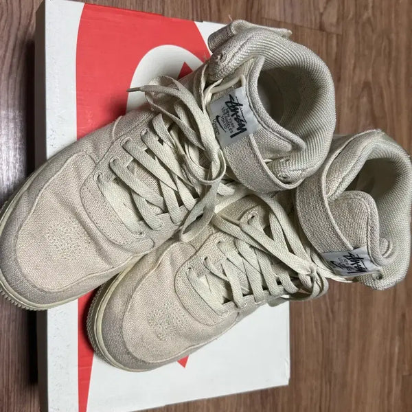 [BUNJANG] Nike x Stussy Air Force 1 High '07 Sneakers (Size 285) / 나이키 스투시 에어포스 1 하이 285