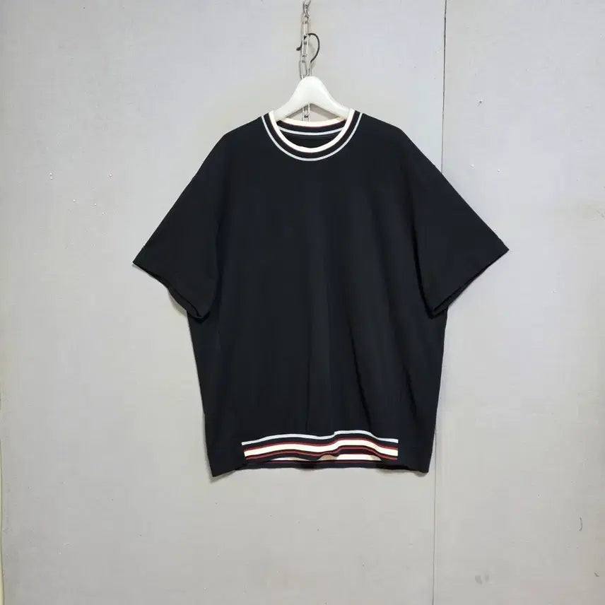 [BUNJANG] SYSTEM Loose Fit T-Shirt Black / 시스템 루즈한 티셔츠 100  n7905