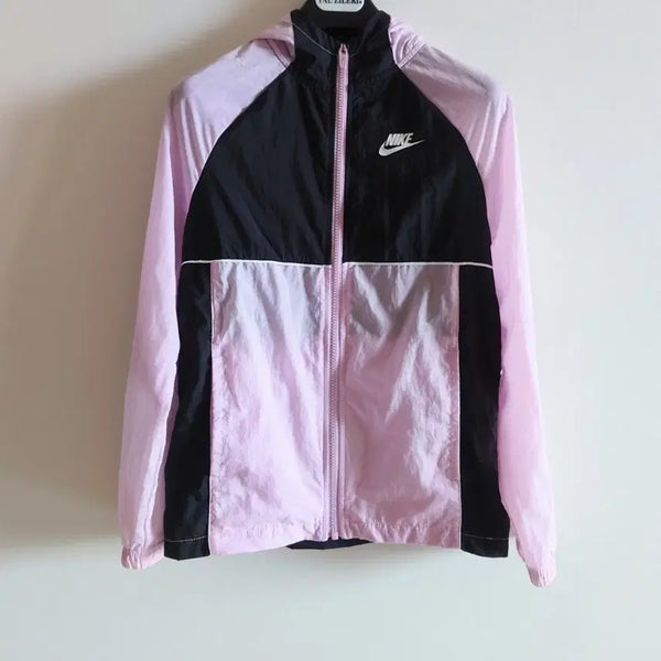 [BUNJANG] Nike Windbreaker Pink/Black / 정품 나이키 바람막이 핑크/블랙