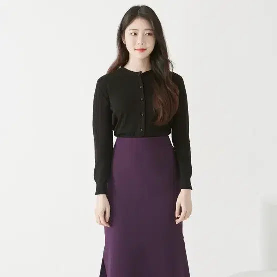 [BUNJANG] EUNE Asymmetrical Mermaid Skirt Size 55 / 으네 EUNE 언발 머메이드 스커트 55사이즈