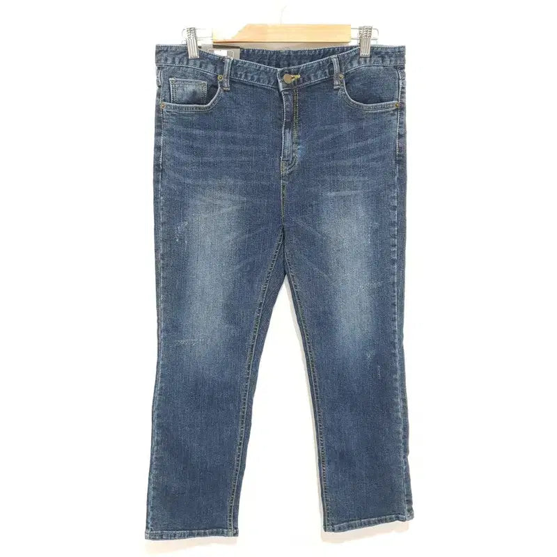 [BUNJANG] Women's 9-Length Denim Pants / 여성 9부 데님 팬츠 34_M2857