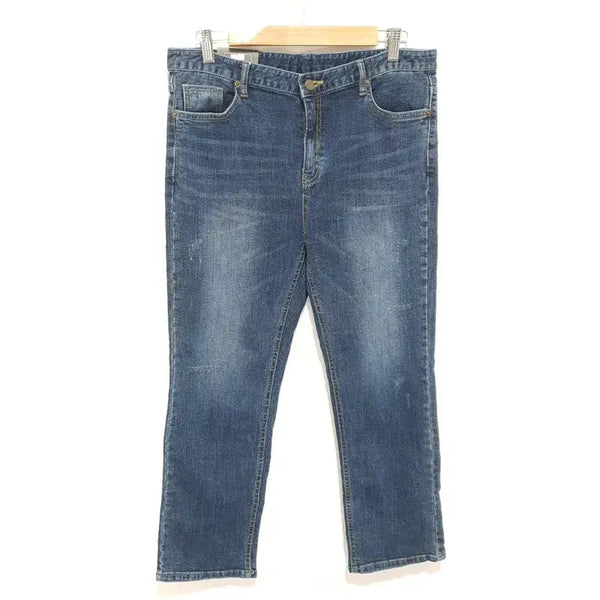 [BUNJANG] Women's 9-Length Denim Pants / 여성 9부 데님 팬츠 34_M2857
