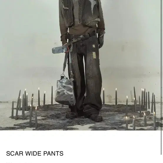 [BUNJANG] Acne Studios Scar Wide Pants / 에이시네틱스 scar wibe pants