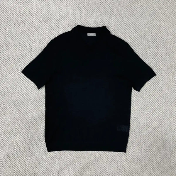 [BUNJANG] Project M Black Short Sleeve Knit 105 / 프로젝트 M 검정 반팔 니트 105