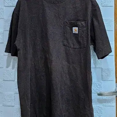 [BUNJANG] Carhartt Original Fit Short-Sleeve Polo T-Shirt Brown S / (O)칼하트 반팔 카라티 오리지널핏 브라운 S