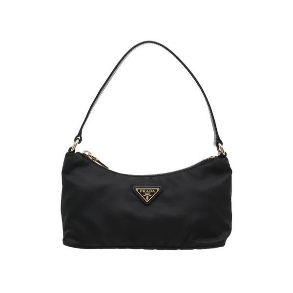 [BUNJANG] Prada Nylon Hobo Bag Black / 프라다 나일론 호보백