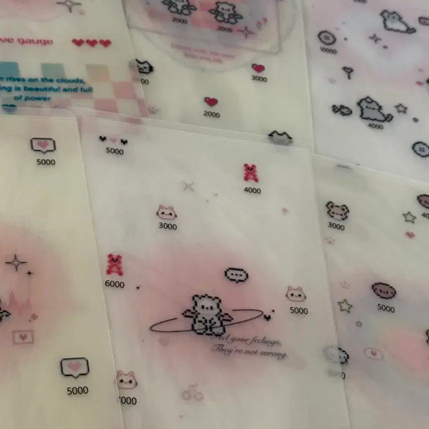 [BUNJANG] Cash Living Planner Inserts / 현금생활 속지
