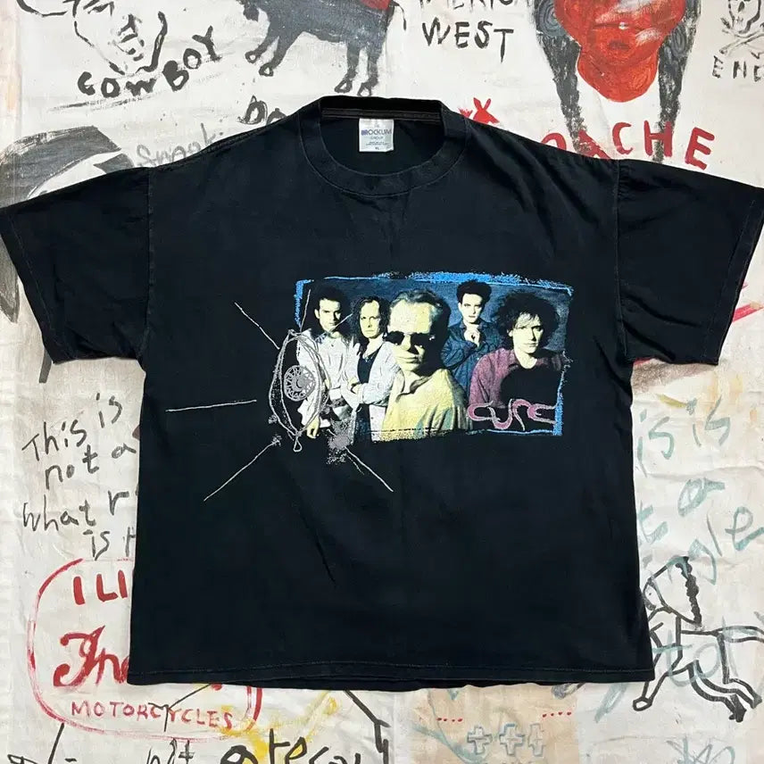[BUNJANG] Vintage 90s Cure Band T-Shirt / 90s 큐어 밴드티