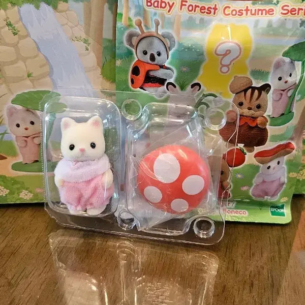 [BUNJANG] Sylvanian Families Secret Forest Silk Cat Mushroom / 실바니안 비밀의 숲 실크캣 버섯