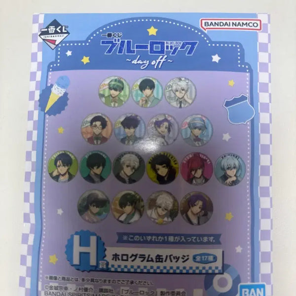 [BUNJANG] Blue Lock Hologram Can Badge / 블루록 호로그램 캔뱃지