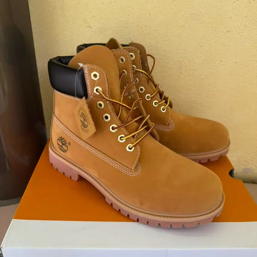 [BUNJANG] Timberland Premium 6-Inch Waterproof Boots Wheat Nubuck Wide 275mm / 팀버랜드 프리미엄 6인치 워터프루프 부츠 위트 누벅 - 와이드 275mm